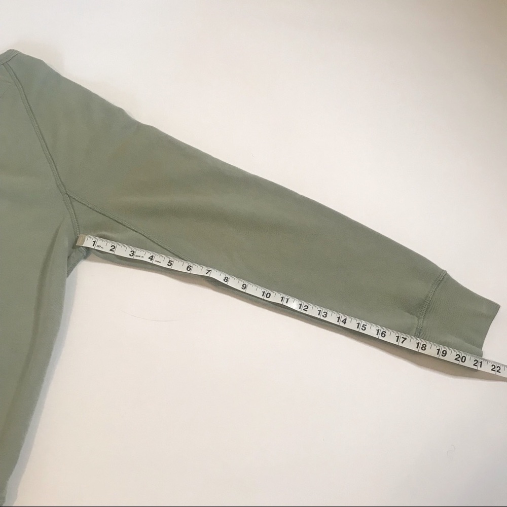 NWT Madewell Sweatshirt Olive Green Size Small - Picture 7 of 8